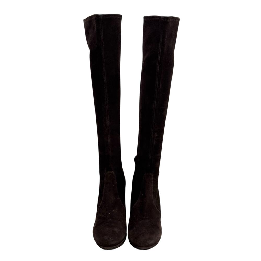 Stuart Weitzman Knee High Stretch Platform Boots … - image 3